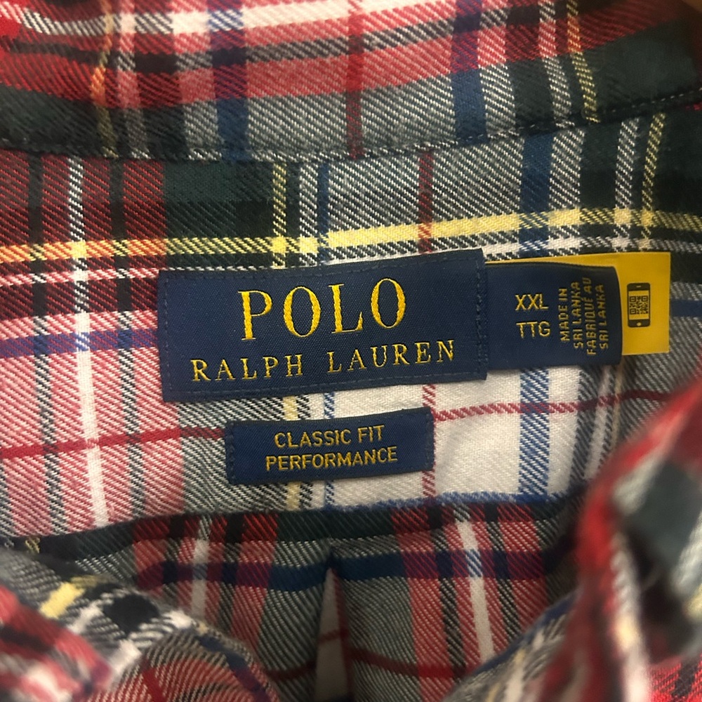 Polo Ralph Lauren Plaid Flannel - Size XXL